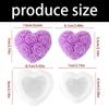 Rose Texture Candle Making Mould For Handmade Craft