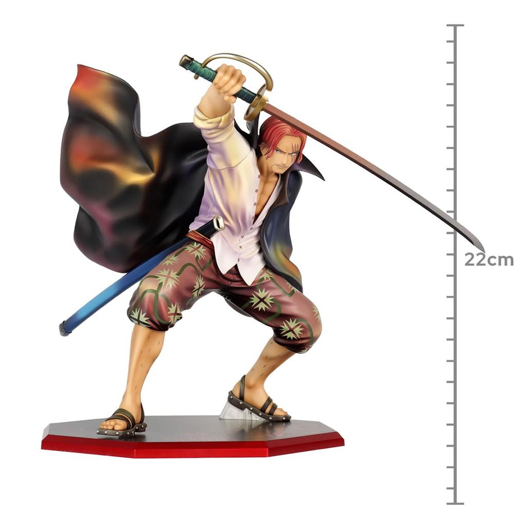 Megahouse One Piece Shanks of the Red Gables Playback Pirate Portrait Collectible Statue - - - Memory,