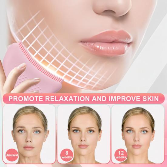 1/2Pcs Lymphatic Contour Face Brush Chin Face Neck Sculpting Reduce Puffiness Lymphatic Drainage Massager Brush Ergonomic Fatigue Relief Facial Care