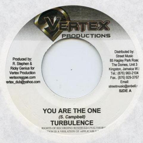 

7inch Record TURBULENCE - You Are The One Vertex 2005 Jamaica Reggae, Ska & Dub