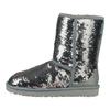 UGG Classic Short Sequin 'Silver' Women's 1094982-SLVR