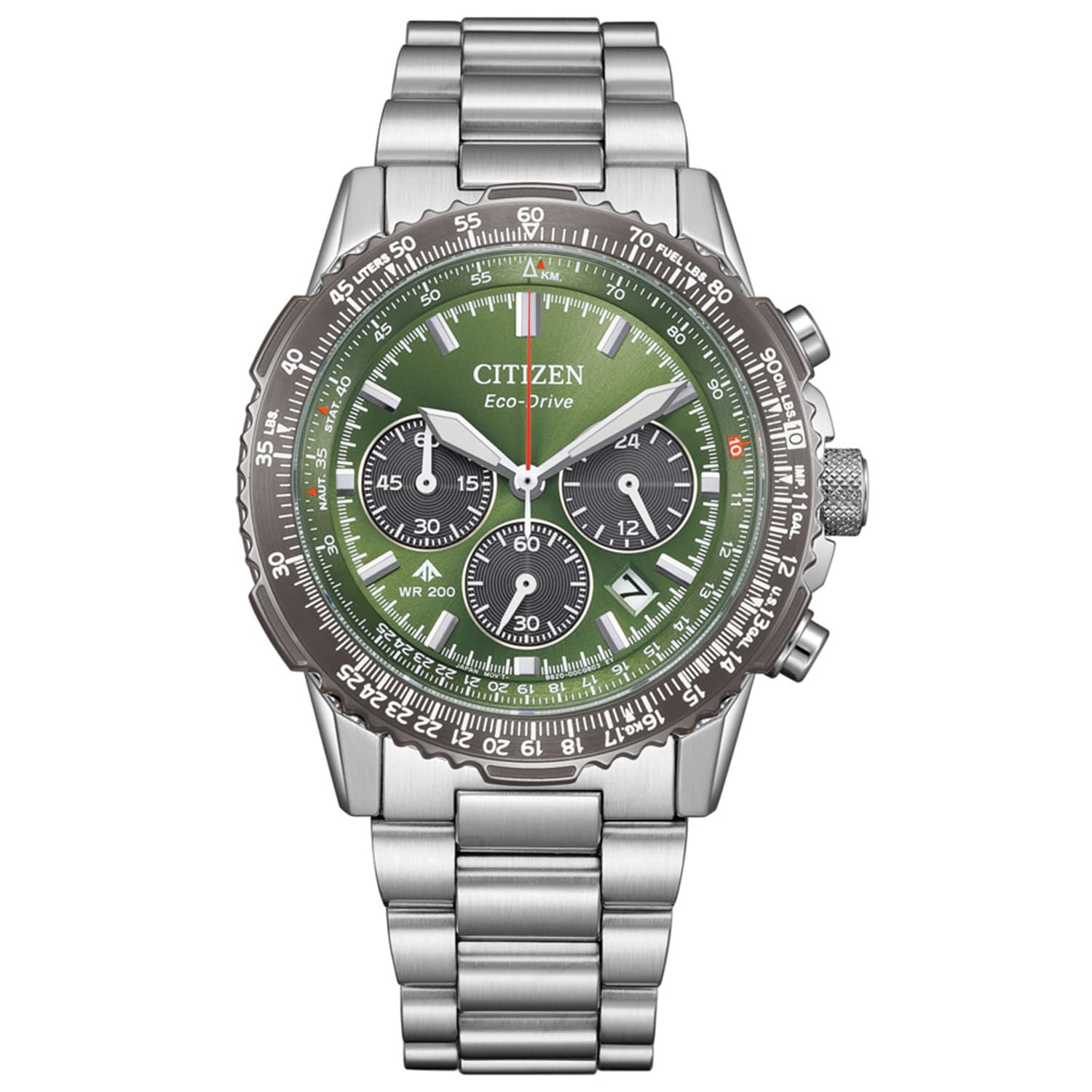 

Watch Promaster Photovoltaic Waterproof SKY Khaki Silver [Citizen] Eco-Drive CA4664-60W Men s