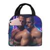 Ben Affleck And Henry Cavill Insulated Lunch Bag for Women Kids Portable Food Boxes Thermal Lunch Box Tote