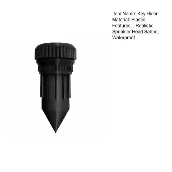 Yard Key Hider Realistic Sprinkler Head Key And Cash Hider Waterproof Key Holder Cash Hiding Vault Case for Outdoor Garden