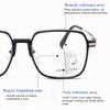 Photochromic Progressive Reading Glasses Anti Blue Light Multi Focus for Far Near Viewing