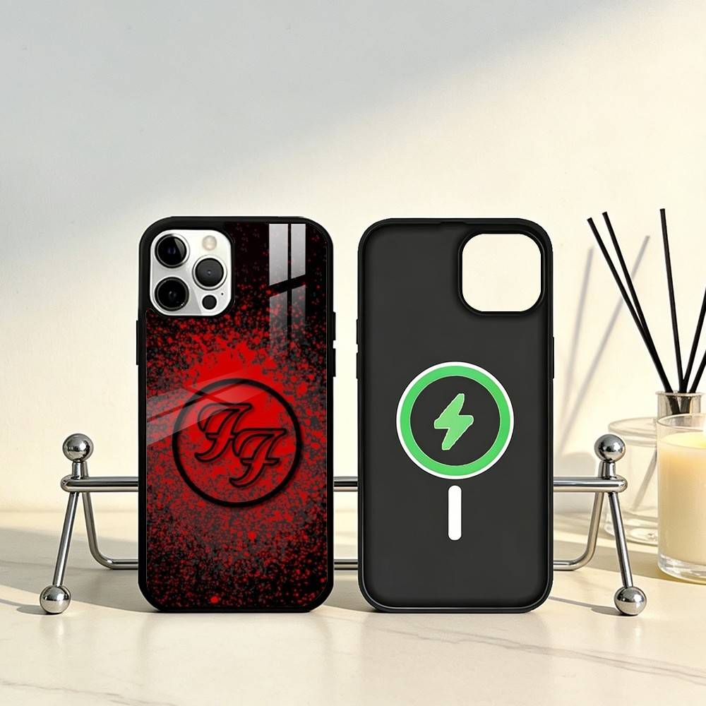 Foo F-Fighters band Phone Case For iPhone17,16,15,14,13,12,11 Plus,Pro Max Magnetic For Magsafe Wireless Charging