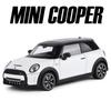 1:24er Maßstab MINI COOPER 325LI Modell Spielzeugautos Legierung Druckguss Türen Öffnen Stoßdämpfung Rückzieher Gummireifen Schmuck Fahrzeuge