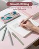 SUNEE Gel Black Smooth Cute and Beautiful Perfect for and Morandi Colors Pens, 6-Pack, 0.5mm, Quick-Drying Ink, Writing, Design, School, Office,