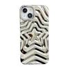 Bling Chromed Silver Gradient Five-pointed Star TPU Phone Case For iPhone 16 Pro Max 17 15 13 14 Plating Silicone Back Cover