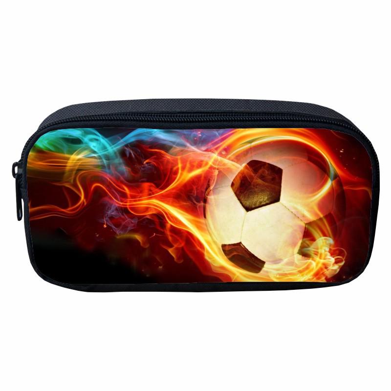 Flame Pattern Pencil Case for Kids - Cartoon Design for Primary School Boys