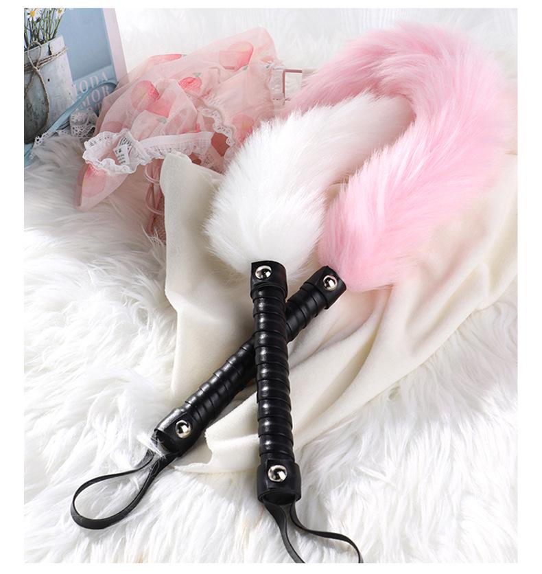 Seductive Leather Whip for Erotic Teasing and Flirty Foreplay