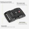 Padlock Weatherproof Protection Security TSA Customs Lock 3 Digit Combination Lock Anti-theft Safely Code Lock
