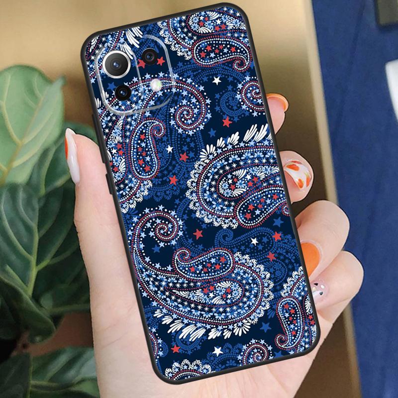 Paisley Pattern Case For Xiaomi 17 Pro Max 14 15 Ultra 13T 14T 15T Pro POCO F8 F7 F5 F6 X5 X6 X7 Pro Coque
