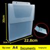 Flip-top A4 Transparent File Box Vertical