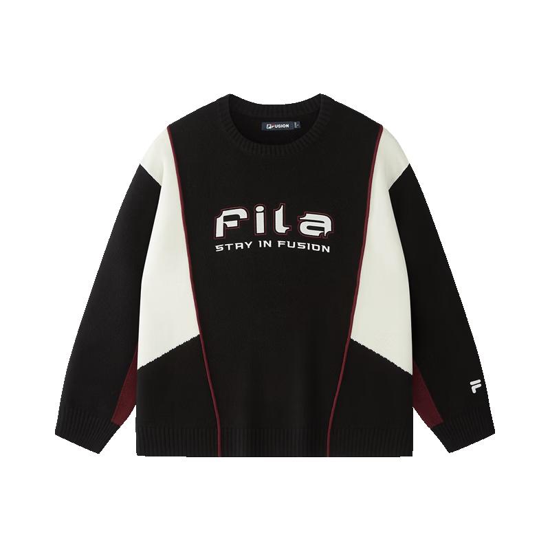 FILA FUSION Men s Colorblock Pullover Knit Sweater S
