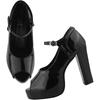Shoetopia Women'S Heeled Sandal-4 Kids Uk (Keemo-Black)-Eu37