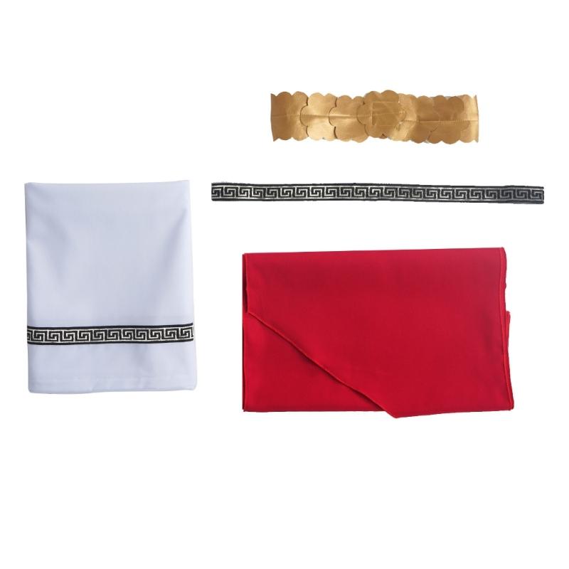 Comfortable Arabian Toga Costume For Halloween Role Play Party With Breathable Fabric And Design