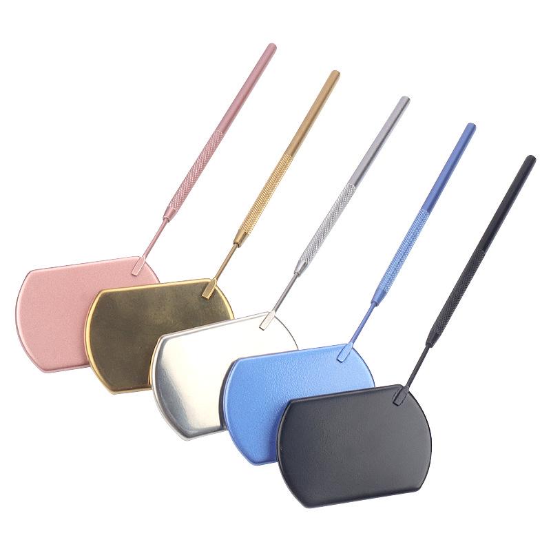 Stainless Steel Handheld Eyelash Inspection Mirror