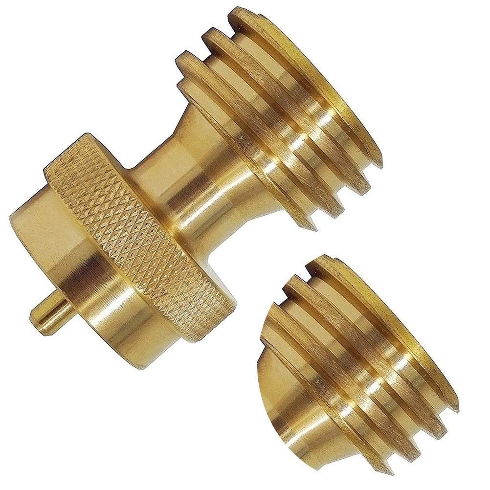 Outdoor Propane Tank Transfer Joint Gas Tank Pressure Reducing Brass Adapter Easy Refill Bbq Grill Safety Gas Cylinder Adapter