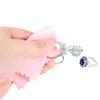 50Pcs Soft Fabric Jewelry Cleaning Cloth 8x8cm Cleaning Polishing Cloth  Jewelry Maintenance