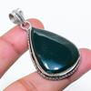 Natural Bloodstone Gemstone Handmade 925 Sterling Silver Pendant 1.97" AP-15067
