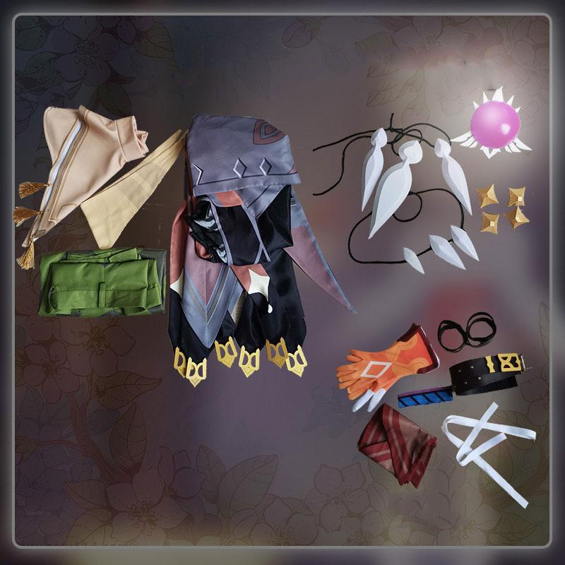 Game   Razor  Cosplay Costume Shoes Necklace Uniform Wig Anime Halloween Party Outfit