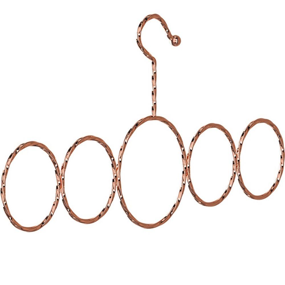 Holder High Manganese Steel Scarf Hanger Snag-Free Over Rod Rod Organizer 5 Loop Design Closet Storage Holder Home Organization