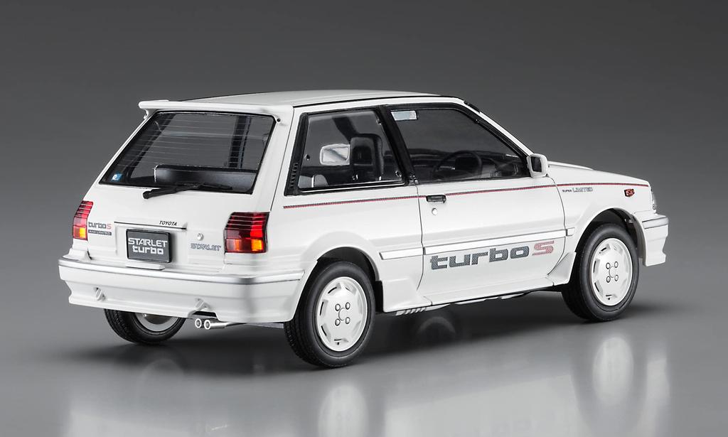 Hasegawa Toyota Starlet EP71 Turbo S Super Limited Plastic Model 20508 1/24 (3 door) Mid-term