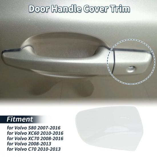 Front Left Door Handle Cover Trim for Volvo S40 S80 XC60 XC70 No.39998270 White