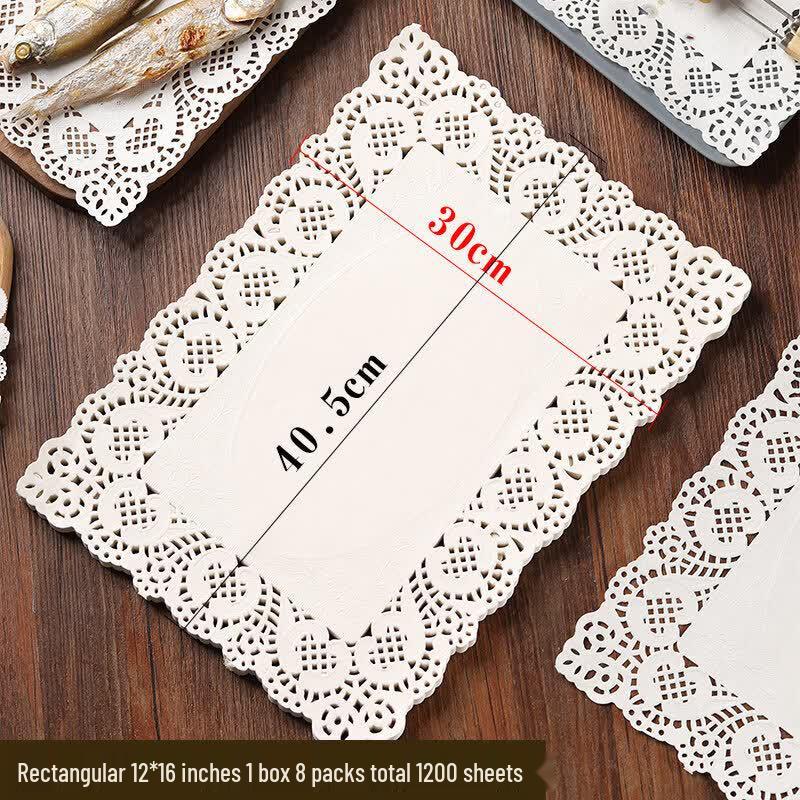 Food Grade Oil Absorbing Lace Paper Mats
