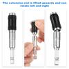 1/2PCS Drill Bit Extension Magnetic Drill Bit Holder Pivot Flexible Impact Screwdriver Bits Holder for Narrow Spaces or Corners
