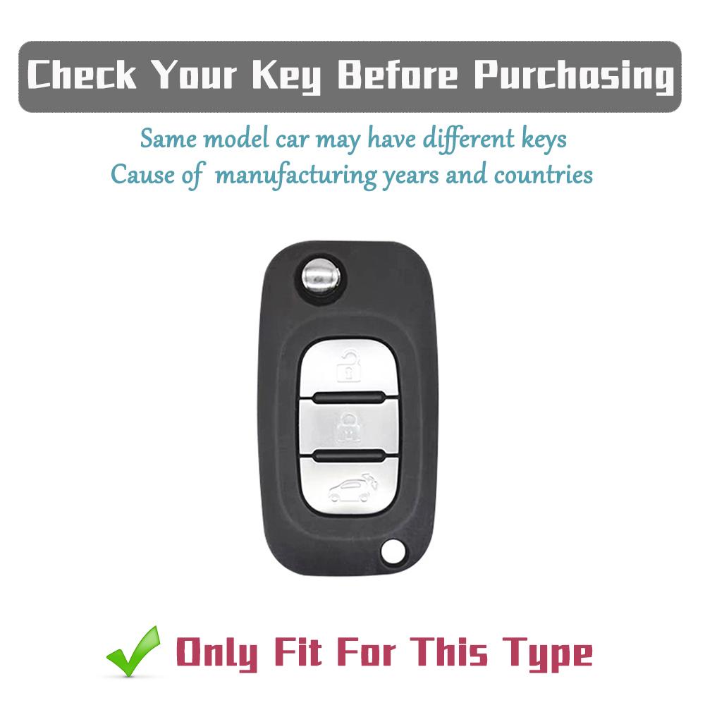 3 Buttons TPU Key Case for LADA Vesta Granta XRay Kalina Priora Sedan for Renault Fluence Clio Megane Key Cover for Mercedes