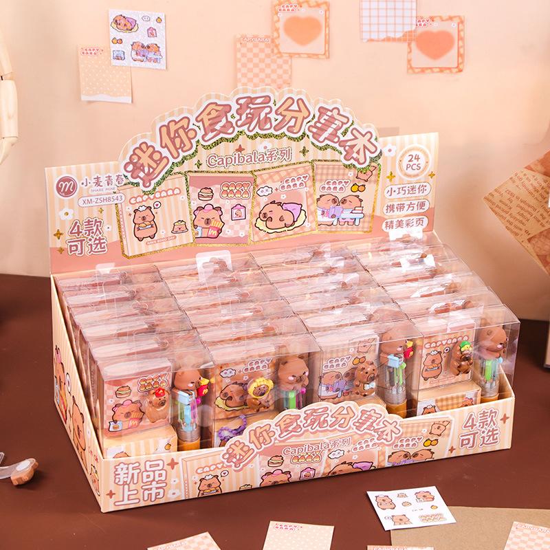 Children's Cartoon Cute Sticky Notes, Portable Fun Stress Relief Mini Diary