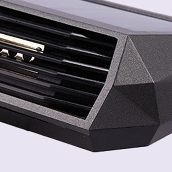 Car Air Purifier with Solar Panel High Temp Resistant Vibration Sensor Design Auto On/Off Car Interior Odor Removal Portable Air Purifier