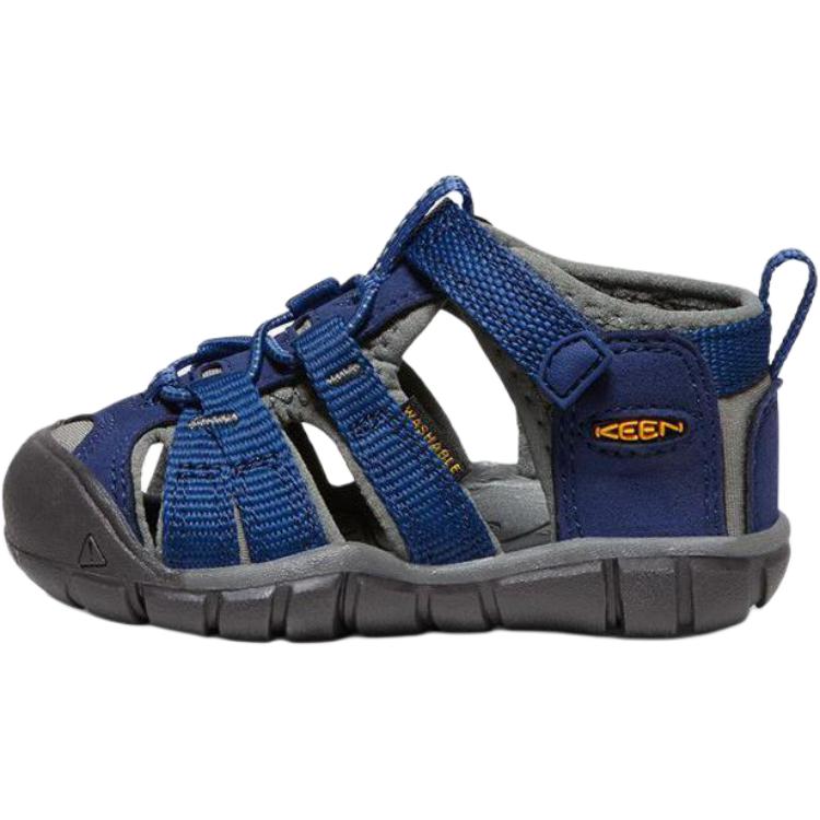 Keen Seacamp 2 CNX Outdoor Casual Slip Resistant Abrasion Resistant Low top Toddler Shoes Blue Infant And Toddler 1022944 22