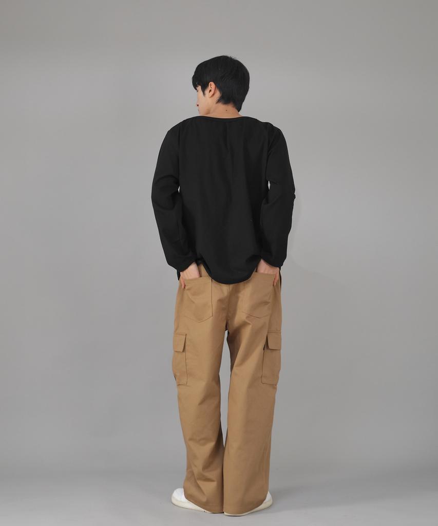 Seinteukeulu Rivet Fix Ex Wide Cargo Pants Rec-360 Camel