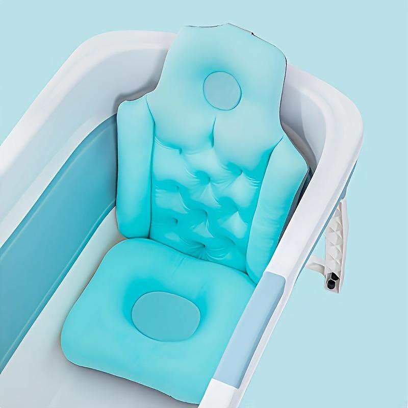 1pcs Bath Pillow Cushion with Anti-Slip Bathtub Seat Pad for Adults Eco-Friendly Bathing Mat & Shower Accessories