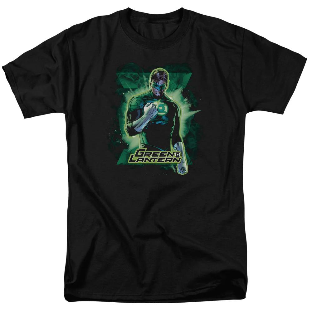 

Justice League Green Lantern Brooding Mens T Shirt Black 2XL