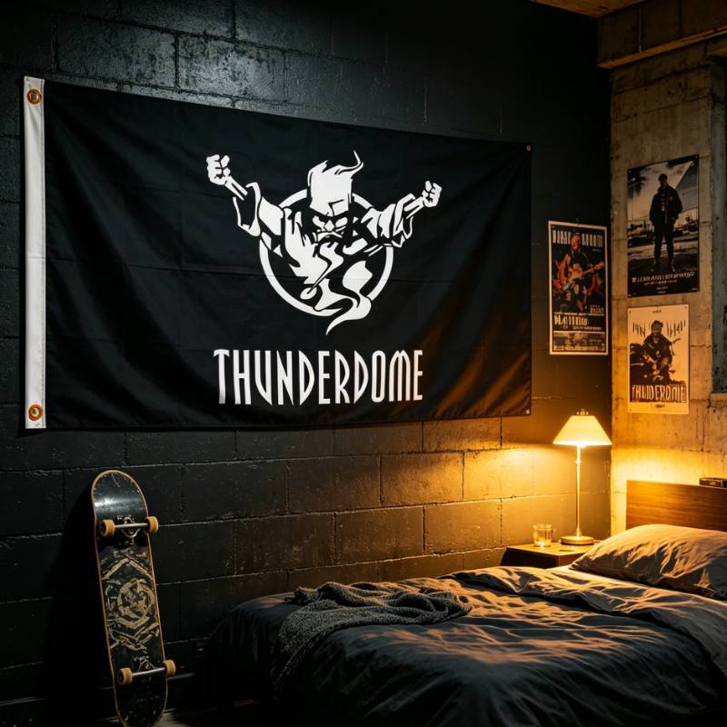 Colgante de pared de poliéster Thunderdome con diseño de estilo americano para decoración de sala de estar