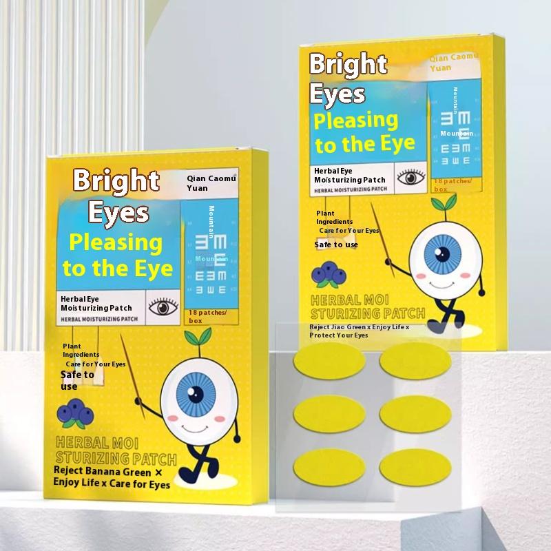 Příjemná bylinná hydratační náplast Bright Eyes