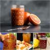 12pcs Mason Jars 8 Oz Canning Jars Half Pint Glass Jars with Regular Lids and Bands Small Mason Jars with Lids Ideal