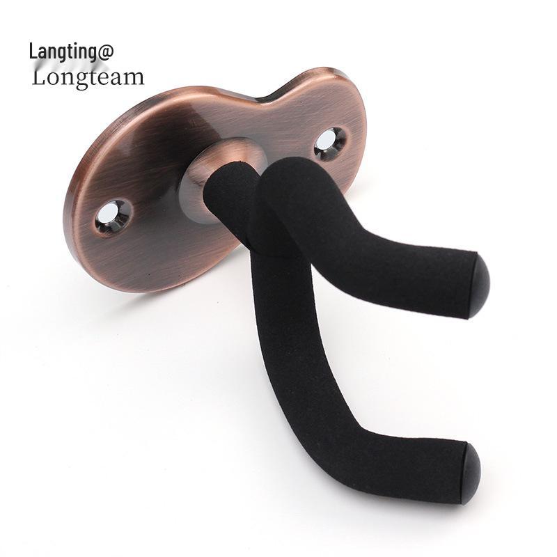 Matte Black Musical Instrument Wall Hook: Display Rack for Guitar, Ukulele, Violin, and Hulusi