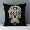 Post-modern Style Couch Cushion Cover Skull Printed Home Decorative Pillows Square Size  Seat Back Cushions Pillowcase