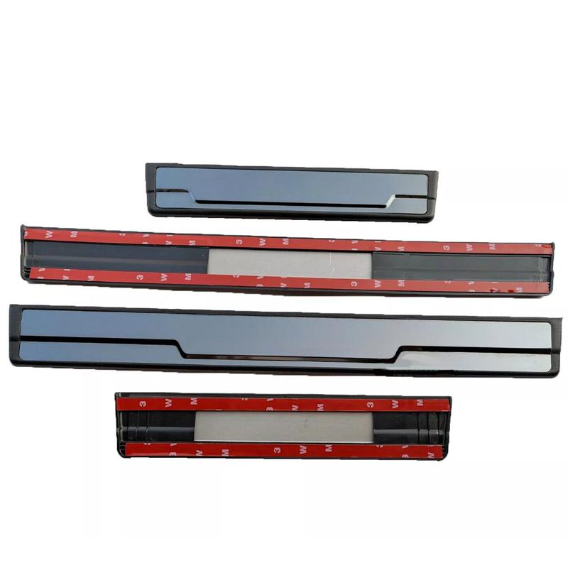 Door Sill Protector Pedal Car Scuff Plate Styling Stickers Accessories 2024 For Mitsubishi Outlander 2013 2016 2018