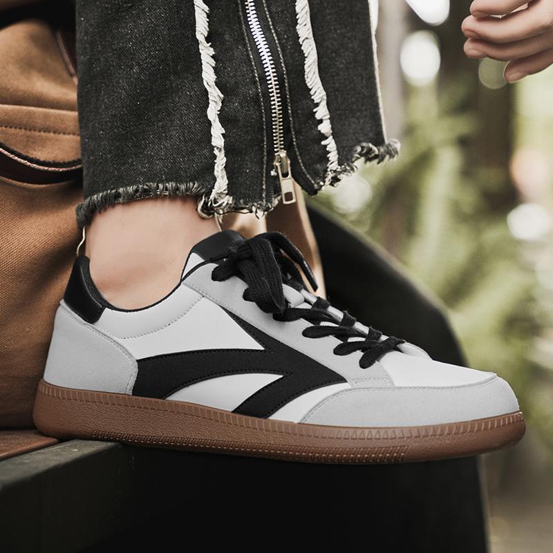 Men's Casual Shoes Tennis Trainers Running Sports Shoes Male Skate Sneakers Flats Versatile Simple Design Lace Up Sneakers 39-44