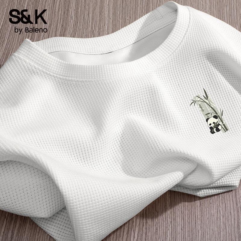 

Чоловіча футболка Baleno серії S&K з вафельною текстурою, коротким рукавом L