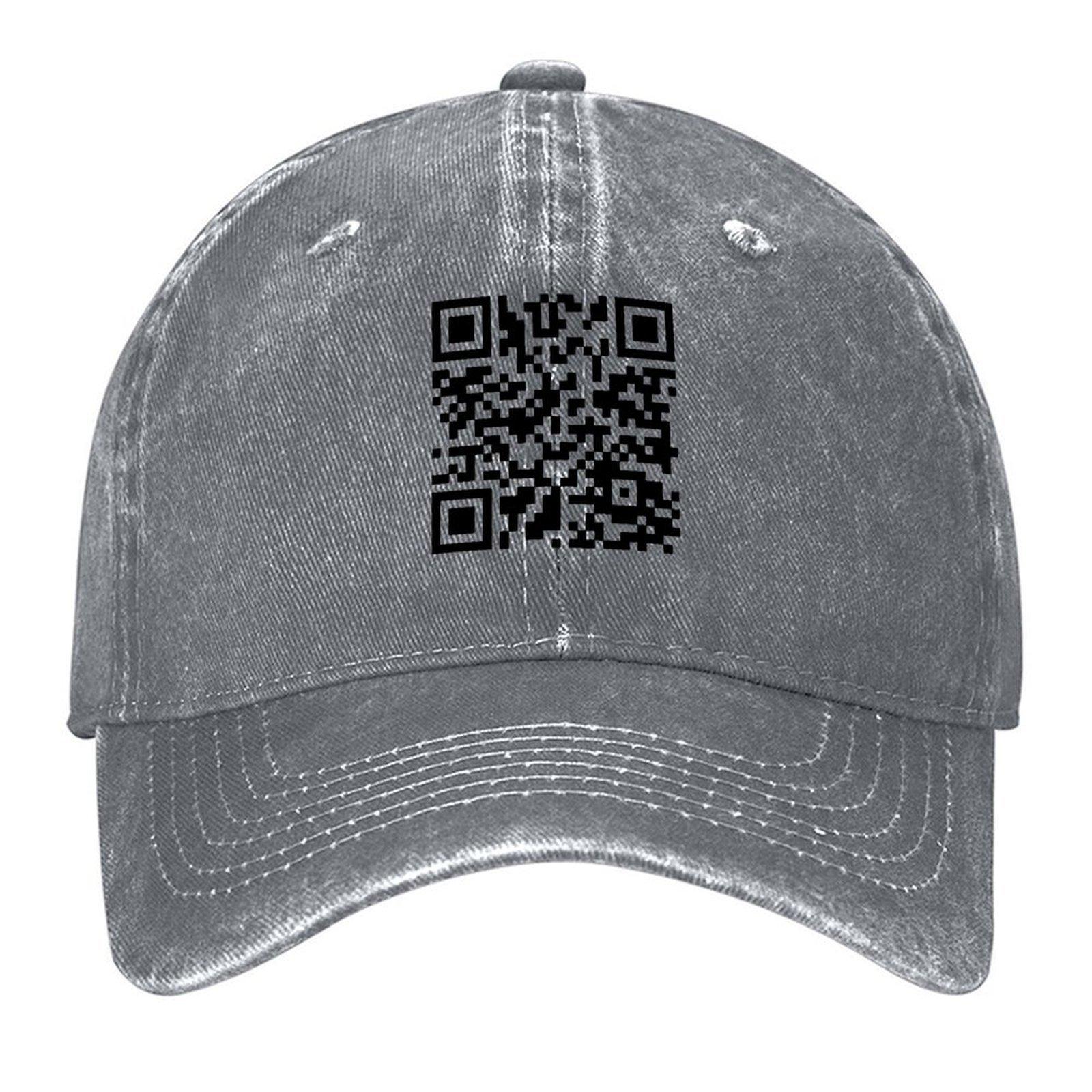 2026 Штрихкод Рик Ролл Бейсболка Модная Дикая Кепка для Бейсбола Кепка для Гольфа Настоящая Кепка для Гольфа Мужчина Женщина Мужская