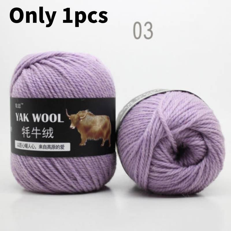 

Красочная ручная вязка шерстяной пряжей, вязание, ручная работа, теплые шарфы, шапка, принадлежности для рукоделия Light purple