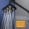 6 Holes High Pressure Showerhead 360 Degree Rotatable Top Shower Nozzle Bathroom Replacement Shower Head Bathroom Accessories