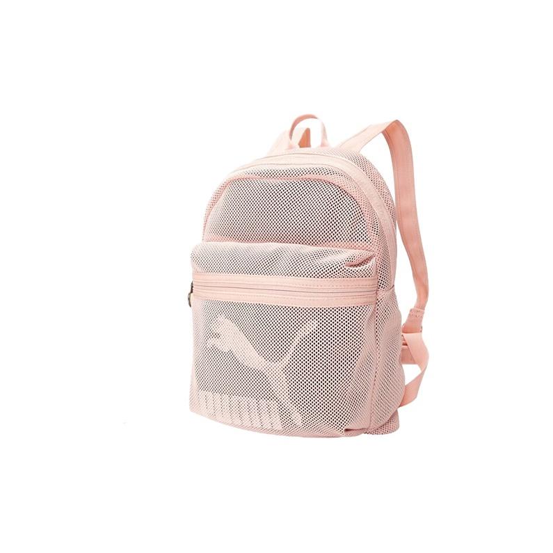 Puma Originals Mesh Fabric Backpack Unisex Backpacks Pink 075425-02
